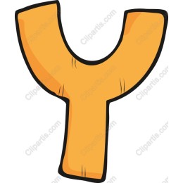 Playful Cartoon Letter Y