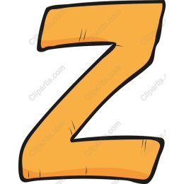 Vibrant Hand-Drawn 'Z'