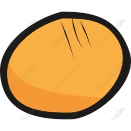 Vibrant Orange Shape