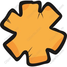 Vibrant Starburst Shape
