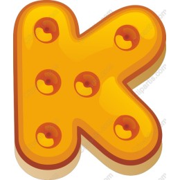 Candy Letter K