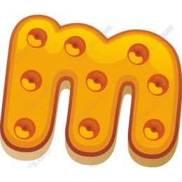 Vibrant Playful Letter M