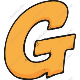 Cartoon Style Letter G