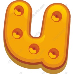 Cheesy Letter U
