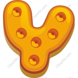 Cheerful Y-Shaped Snack