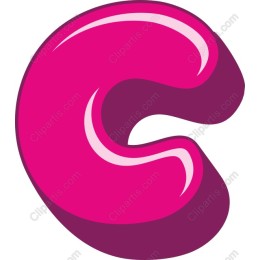 Bold Pink Letter C