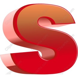 Three-Dimensional Red Letter