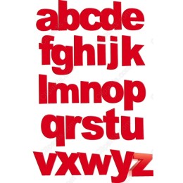 Bold Red 3D Alphabet (A-Z) Bundle