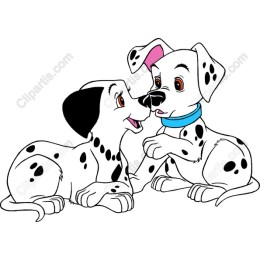 Dalmatian Puppies Playful