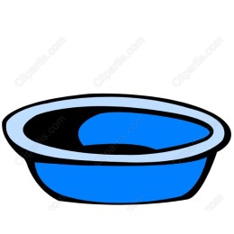 Vibrant Blue Bowl - Creative Graphic