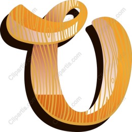 Wooden Letter 'O'