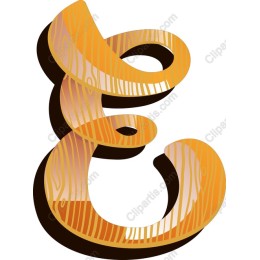 Elegant Wood Textured Letter E