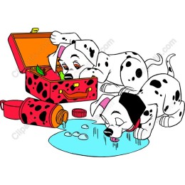 Adorable Dalmatian Adventure