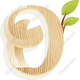 Eco-Friendly Wooden Letter O work