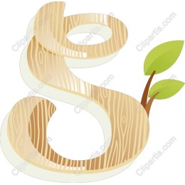 Nature-Inspired Letter 'G'
