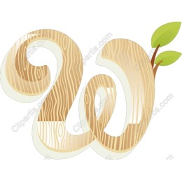 Stylish Wood Grain Number 20