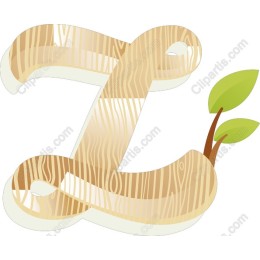 Wooden Letter Z