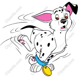 Playful Dalmatian Puppy