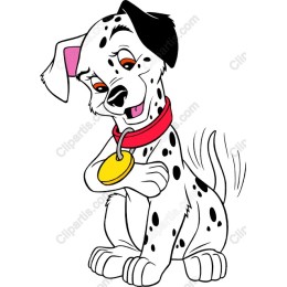 Cheerful Dalmatian Puppy