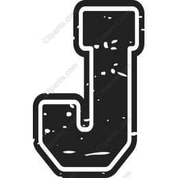 Grunge Letter J