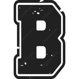 Vintage Letter B