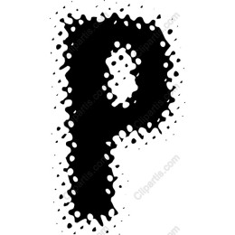 Drippy Letter P