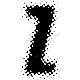 Abstract Black Letter I