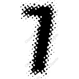 Playful Dotted Number 1