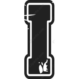 Bold Letter 'I'