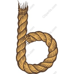 Twisted Rope Numeral 6