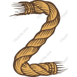 Twisted Ropes Letter Z