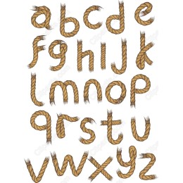 Braided Rope Alphabet Bundle