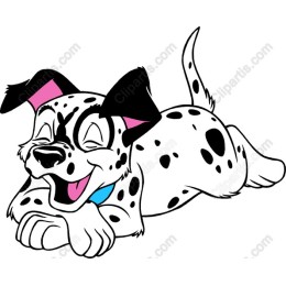 Playful Dalmatian Puppy