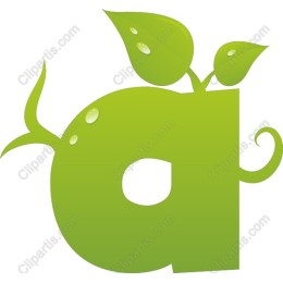Eco-Friendly Letter A