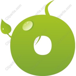 Green Organic Fun Character