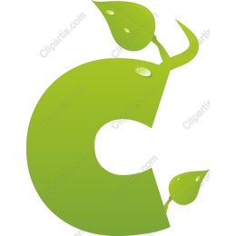 Eco-Friendly Letter C