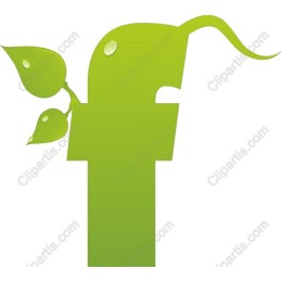 Green Leaf Letter F