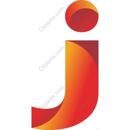Stylish Vibrant Letter J