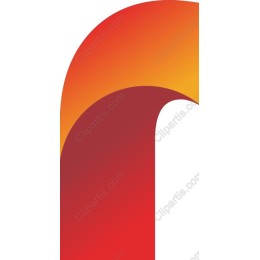 Vibrant Gradient in Red and Orange