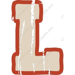Hand-Drawn Rustic Letter L