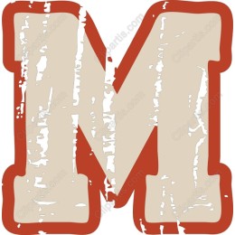 Vintage M Distressed