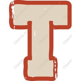 Vintage Letter T