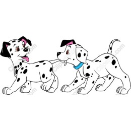 Playful Dalmatian Puppies