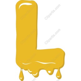 Dripping Letter L