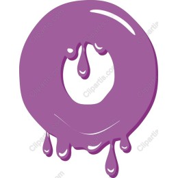 Purple Drip Circle