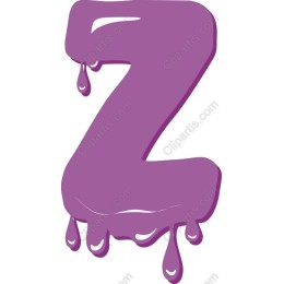 Dripping Purple Z
