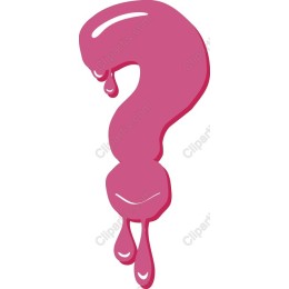 Vibrant Pink Question Mark