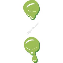Charming Green Droplet