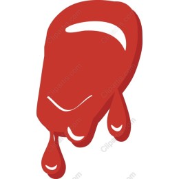 Dripping Red Paint