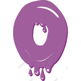 Purple Drip Circle